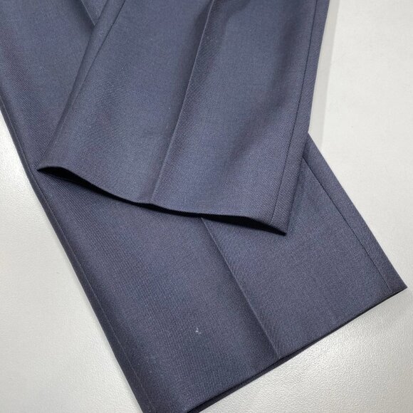 The Kooples Women’s Straight-Fit Wool Suit Pants – Navy Blue – Size 6 - Picture 9 of 9